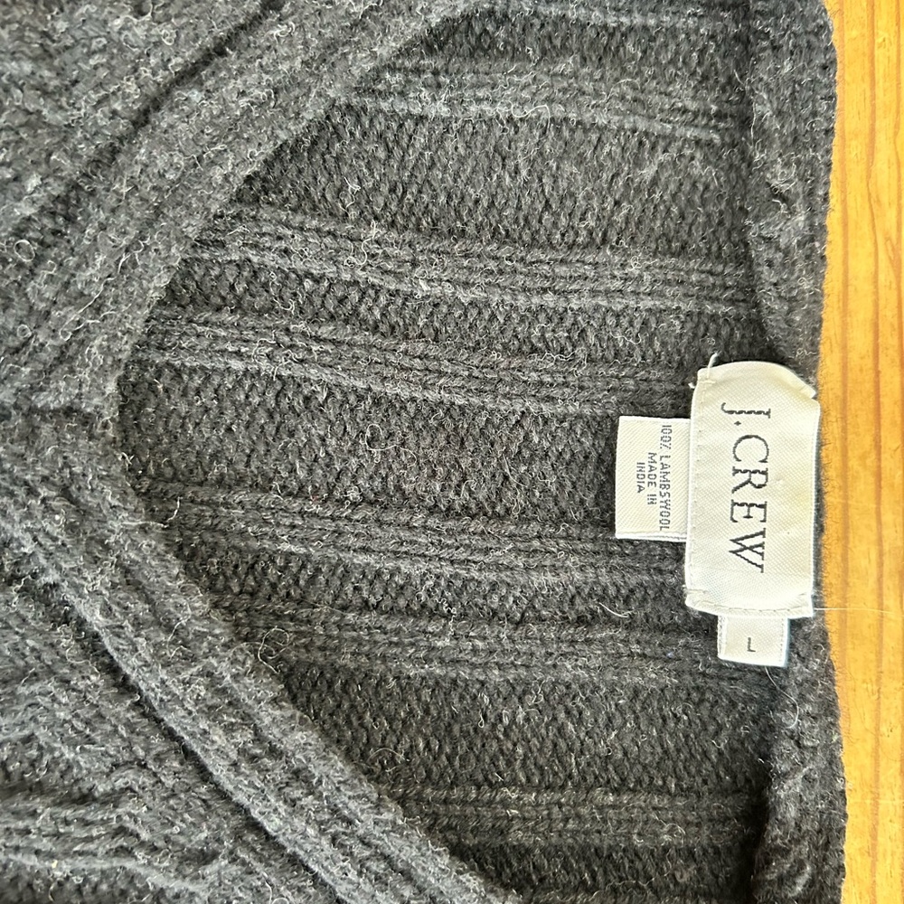 Vintage J.Crew lambswool knit sweater - men’s large - Picture 9 of 9